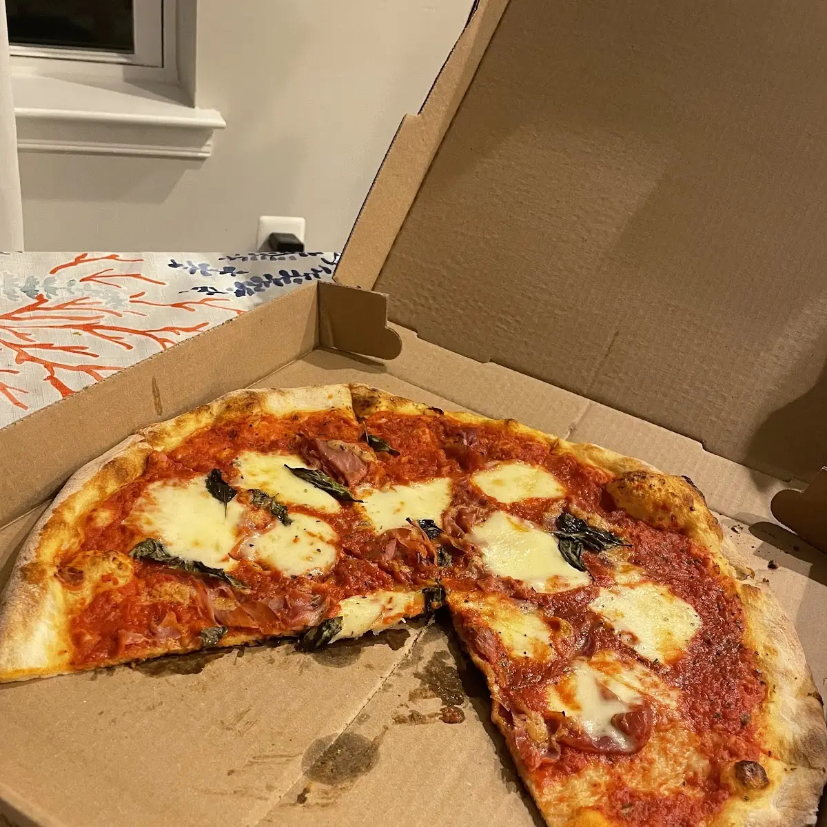 Margherita Pizza with Prosciutto