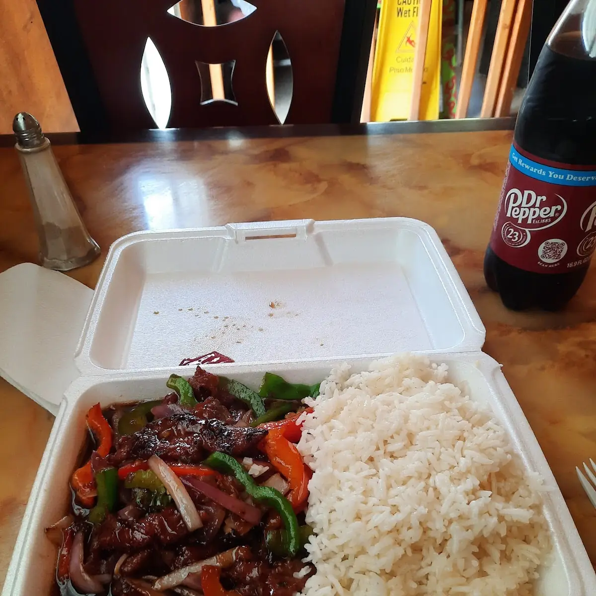 Mongolian Beef w White Rice