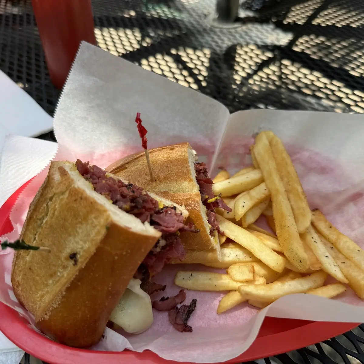 Hot Pastrami Sandwich