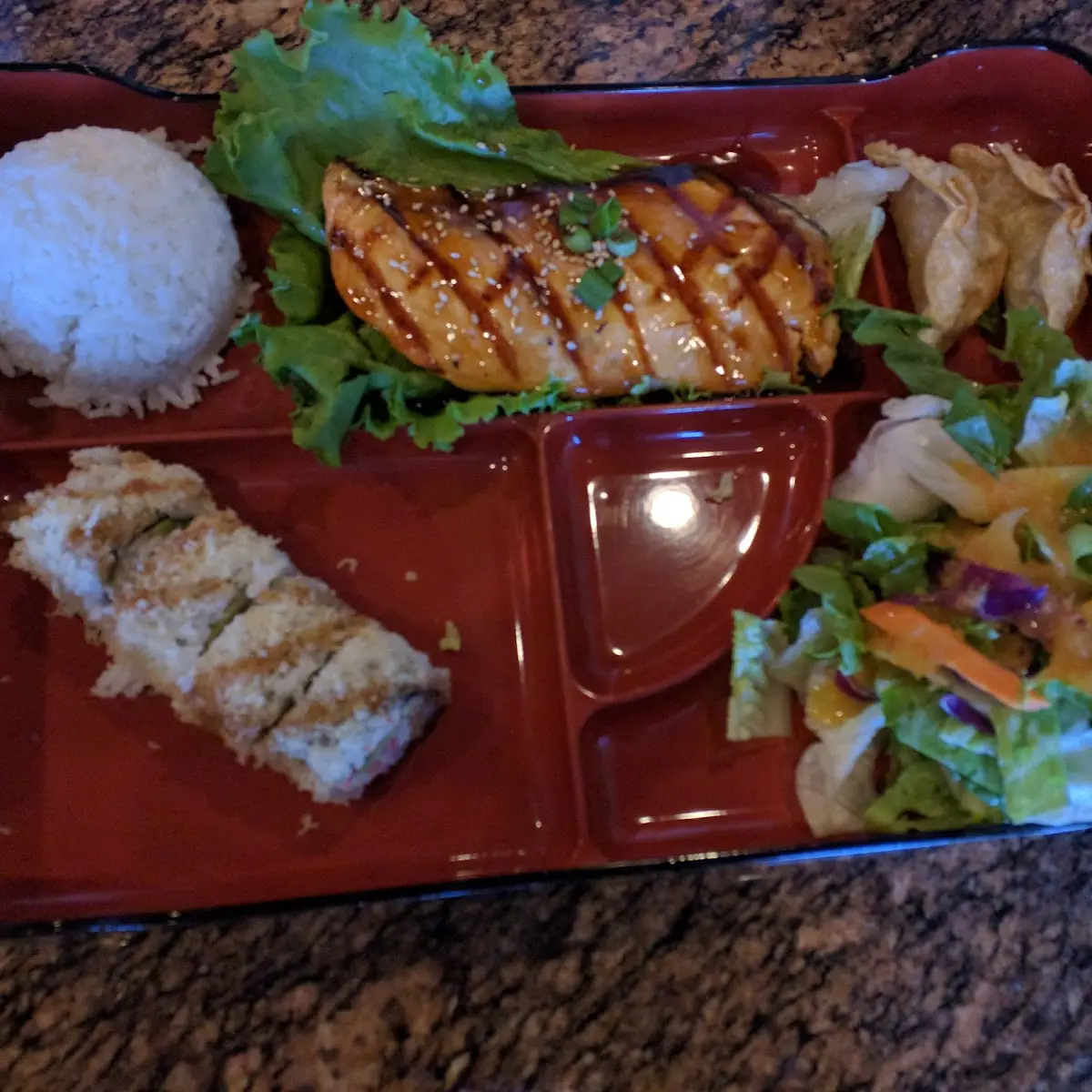 Salmon Bento Box