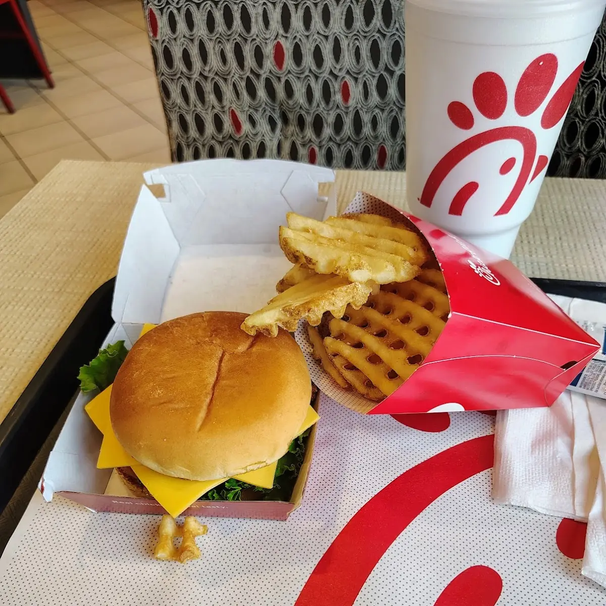 Deluxe with American Cheese Fries