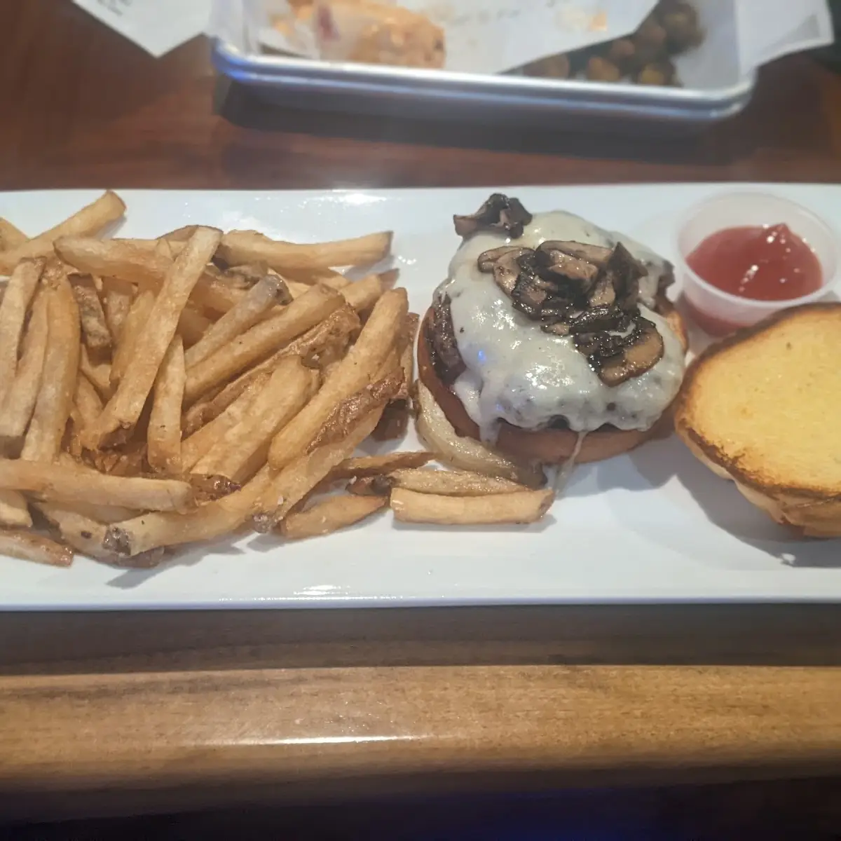 Mushroom Swiss Burger