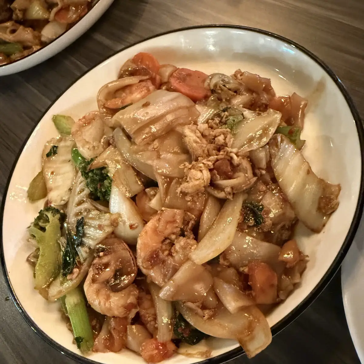 Pad Woon sen- Glass Noodle with Crab Meat
