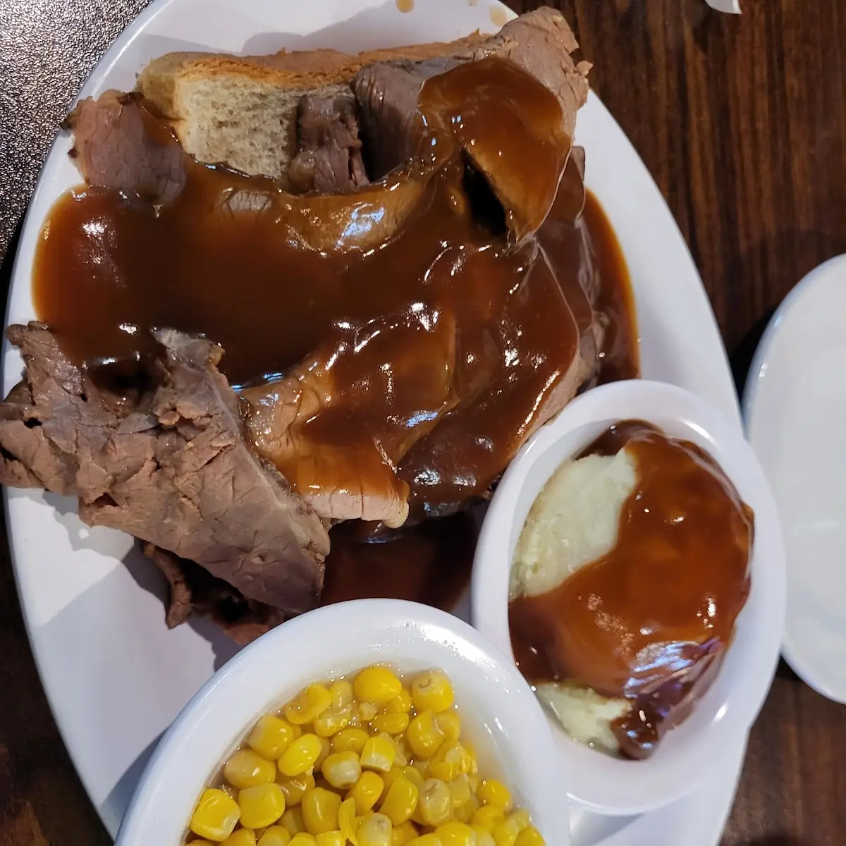 Open Faced Roast Beef