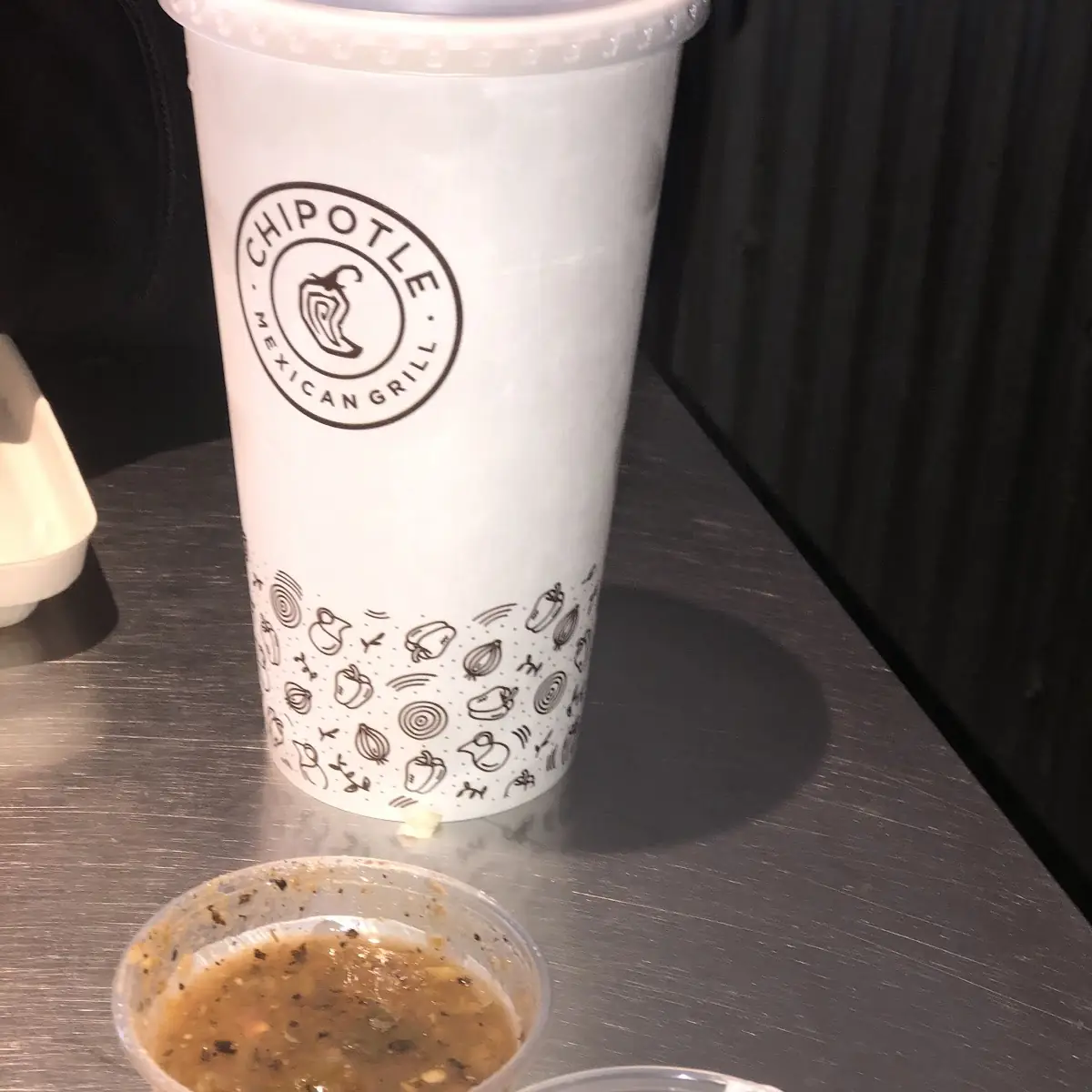 Medium Salsa and Sour Cream