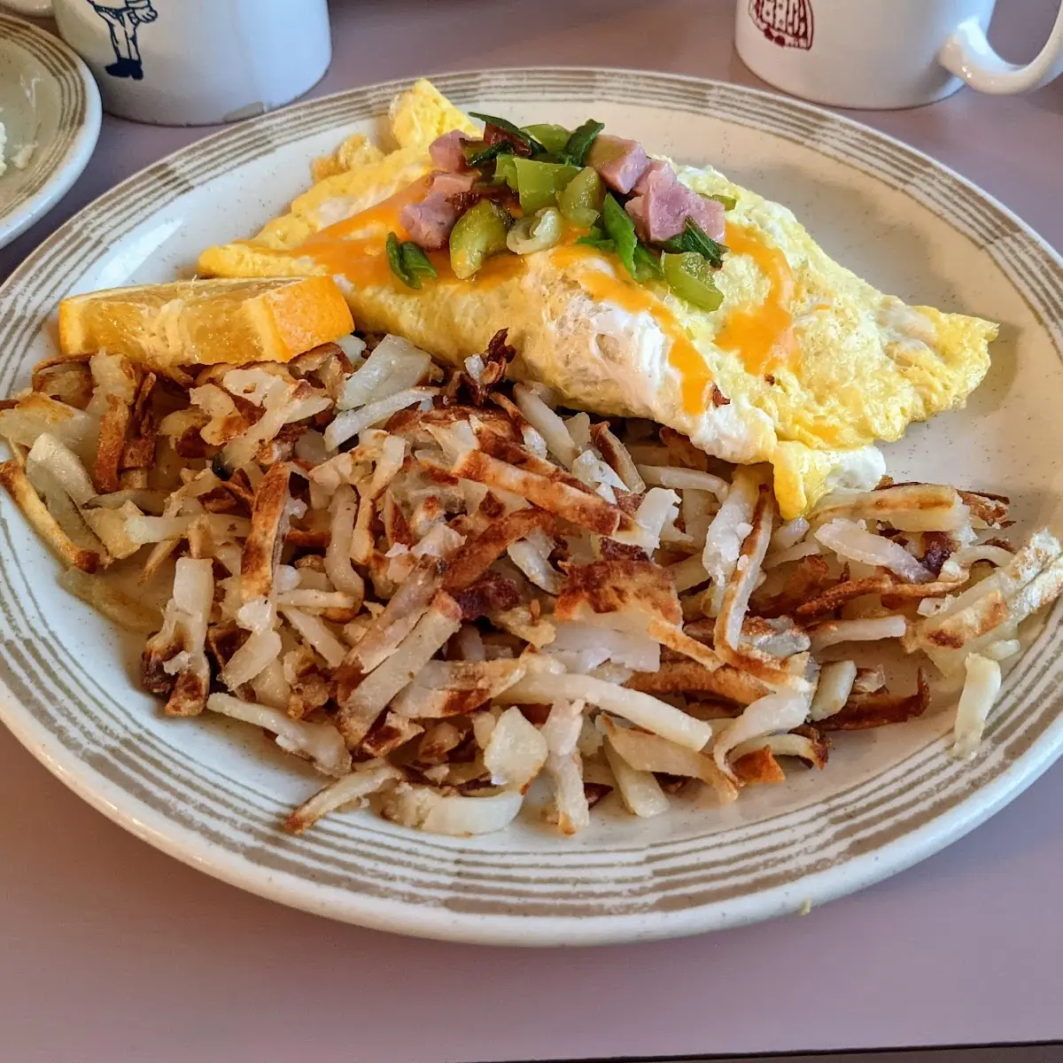 Denver Omelette w Hash Browns