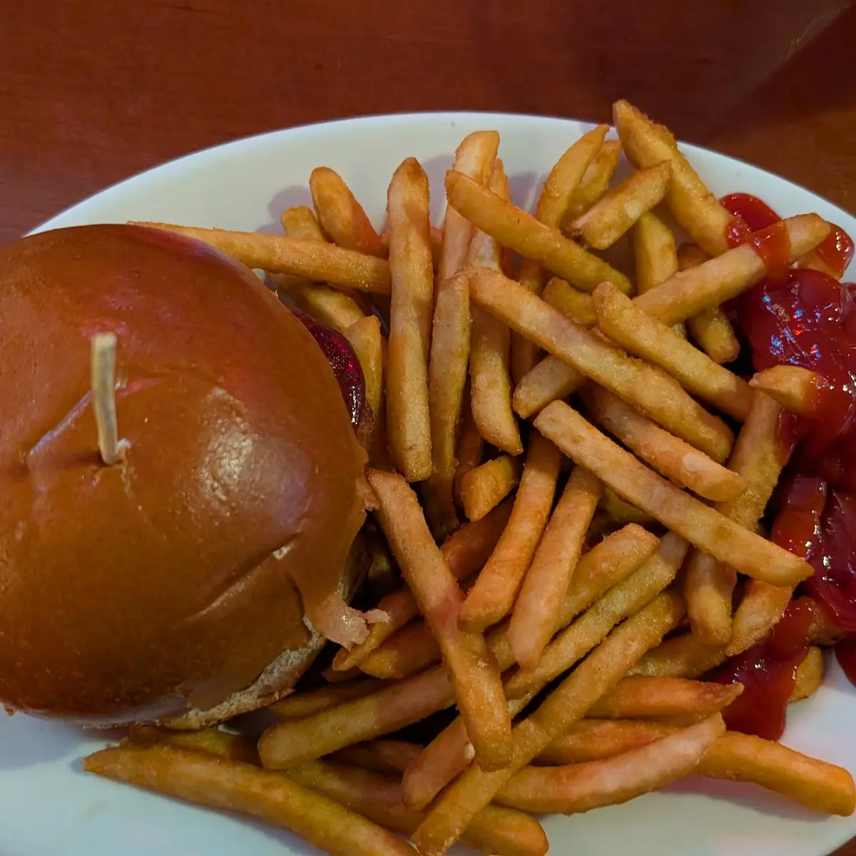 Burger and Fries