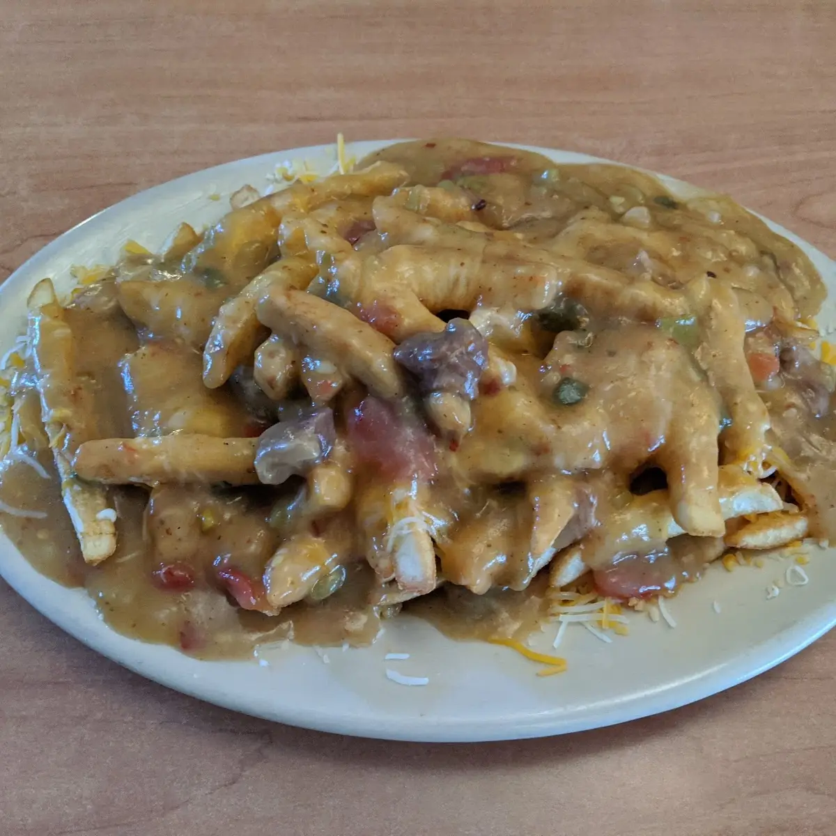 Green Chili Cheese Fries