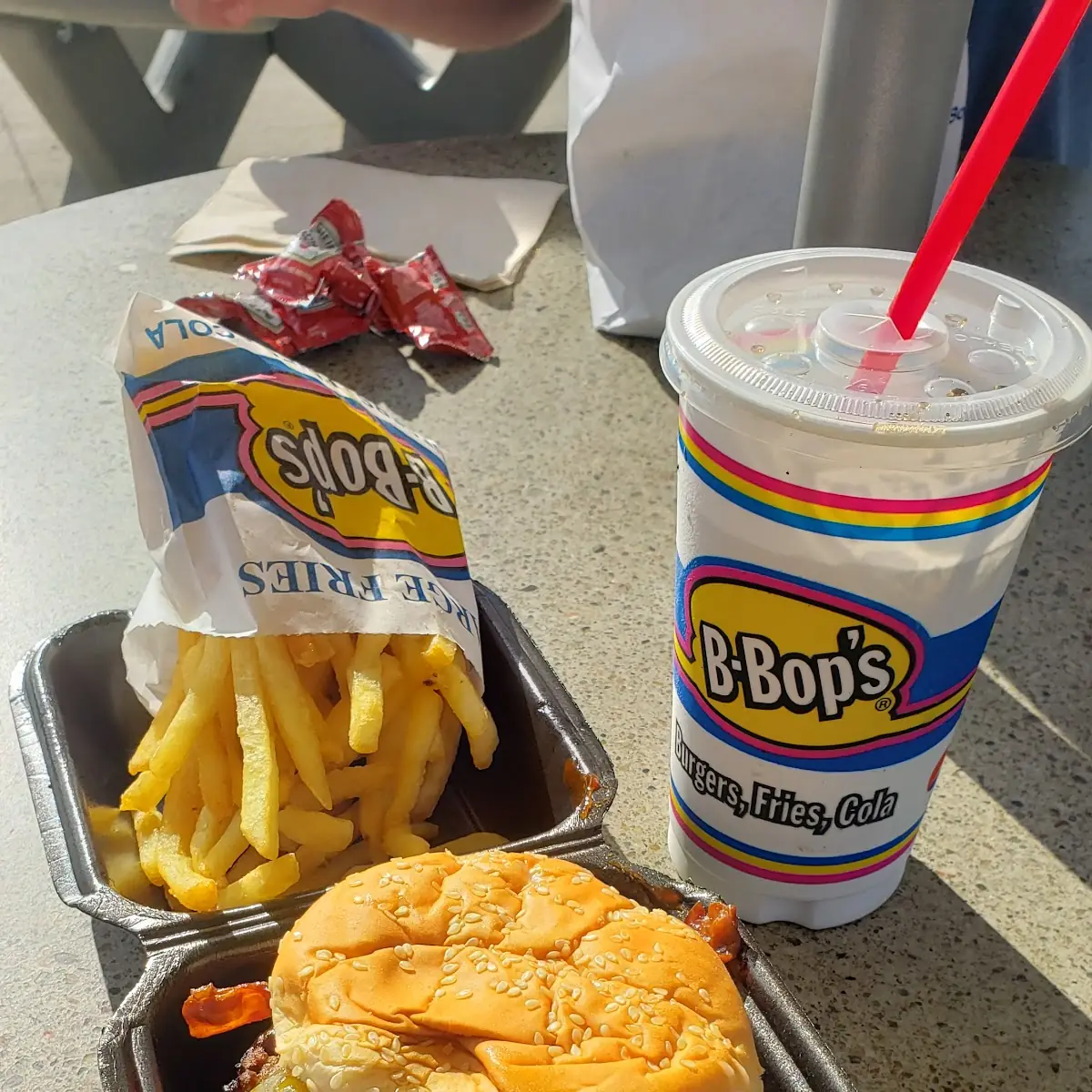 BBQ Bacon Cheddar Burger Combo