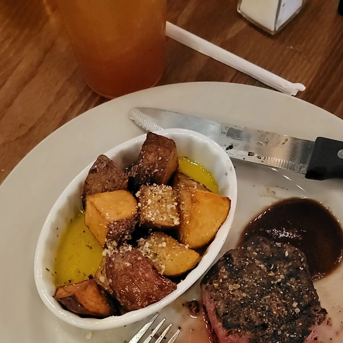 8 Oz Sirloin Medium Rare