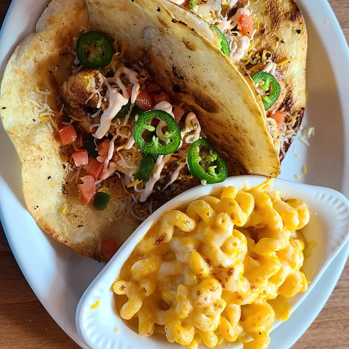 Seafood Soft Tacos