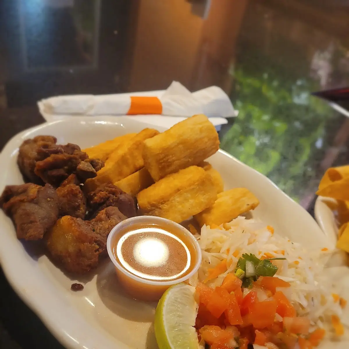 Fried Yuca & Pork