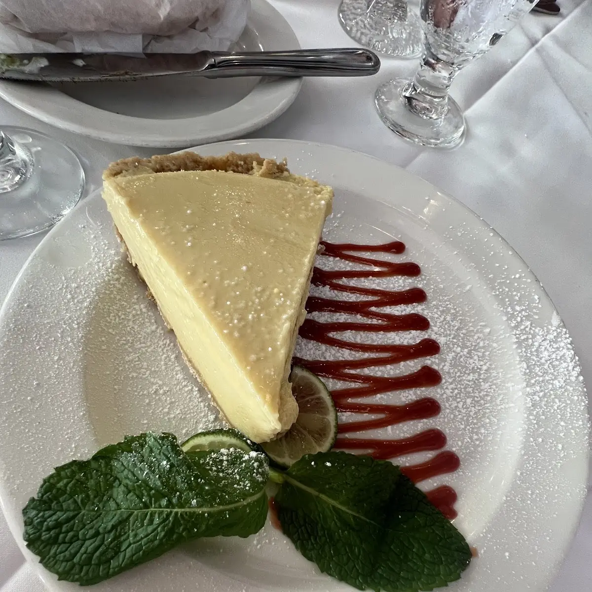 Slice of Key Lime Pie