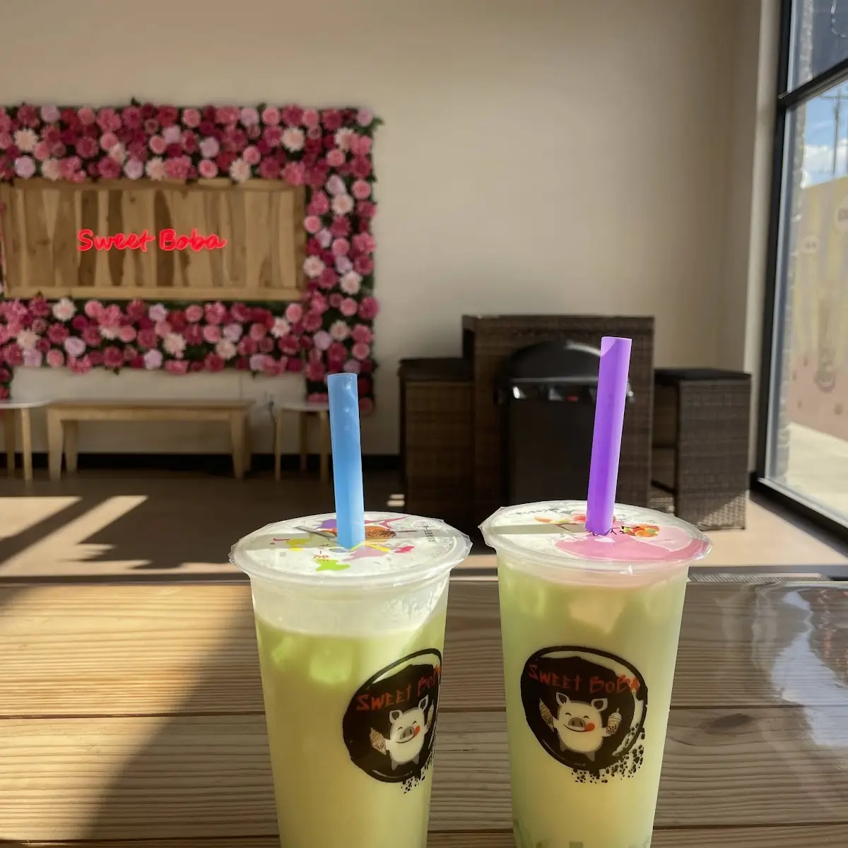 Green Coconut Milk Tea