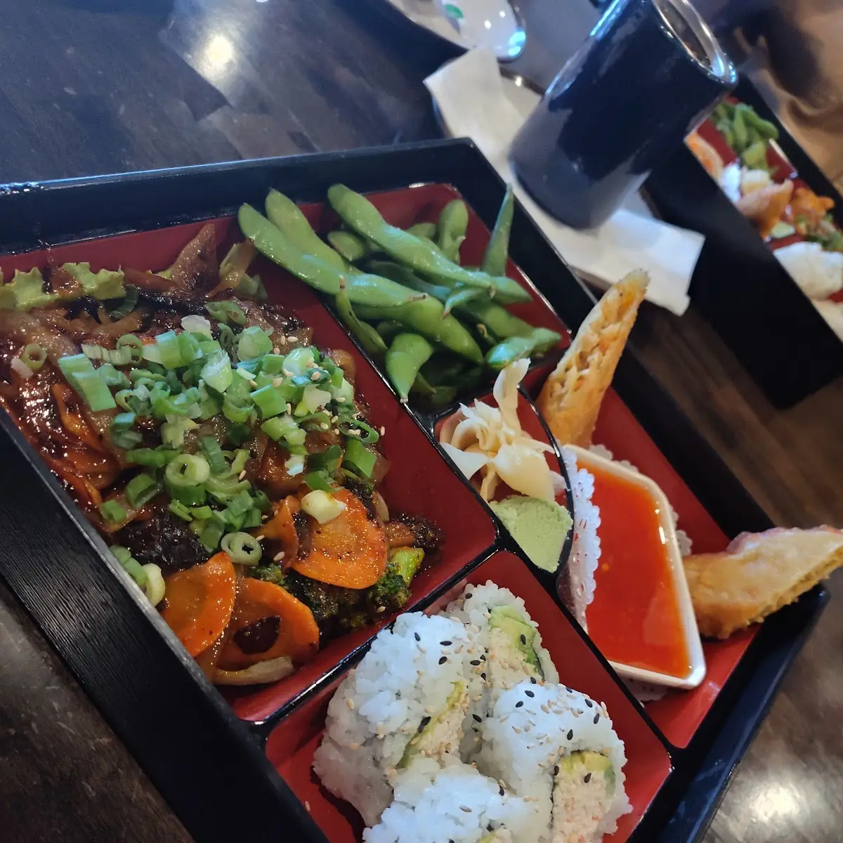 Spicy Beef Teriyaki Bento Box