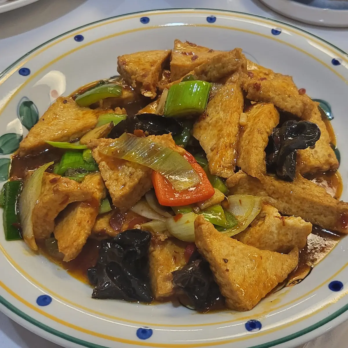 Spicy Tofu with Mixed Vegetables