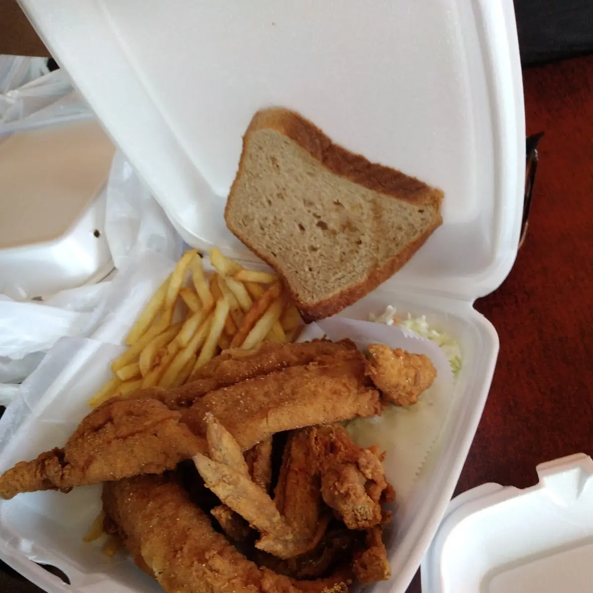 Whiting Fish and Fried Chicken