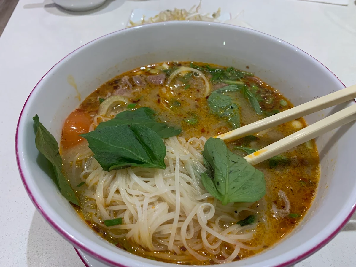 Sate Chicken Noodle Soup, Hue Thuong Restaurant