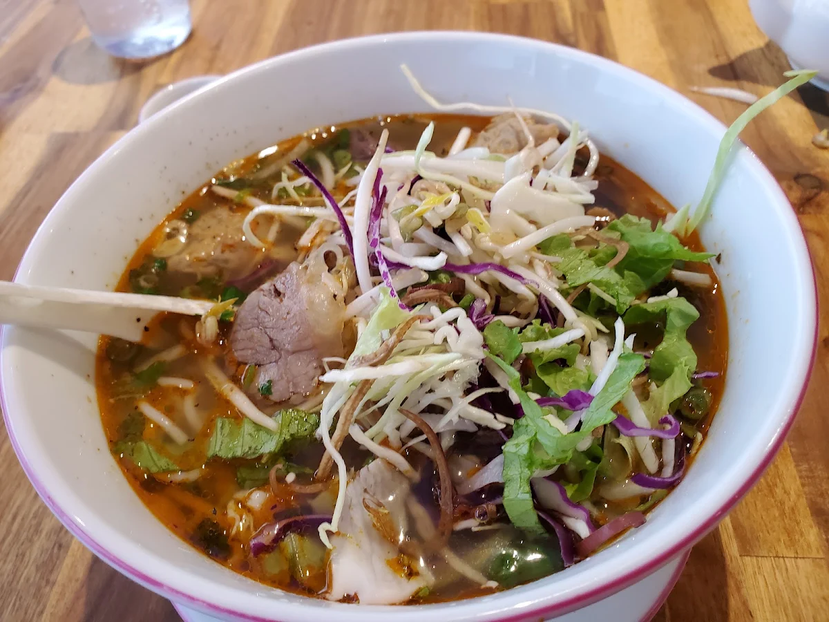 Vietnamese Beef Balls Pho Noodles, Hue Thuong Restaurant