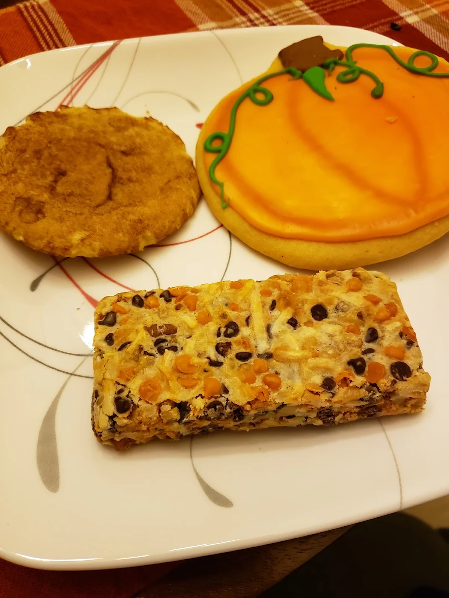 7 Layer Bar Snickerdoodle Cookie Pumpkin Sugar Cookie with Buttercream Frosting