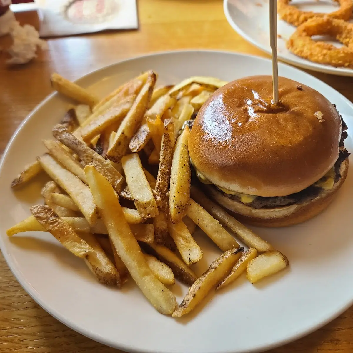 Plain Cheese Burger Combo