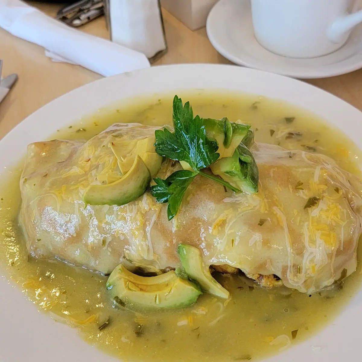 Smothered Herb and Cheese Omelette