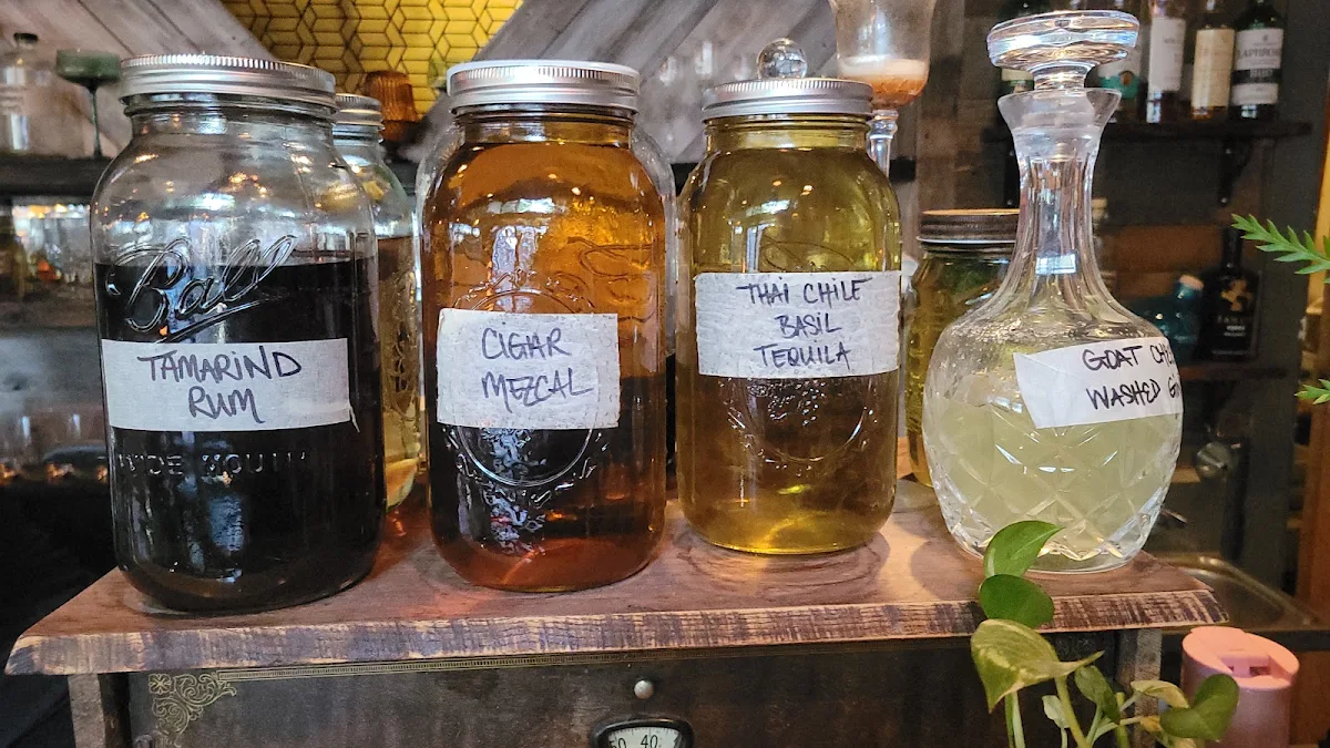 Spirit Infusion w Goat Cheese Fat Washed Gin