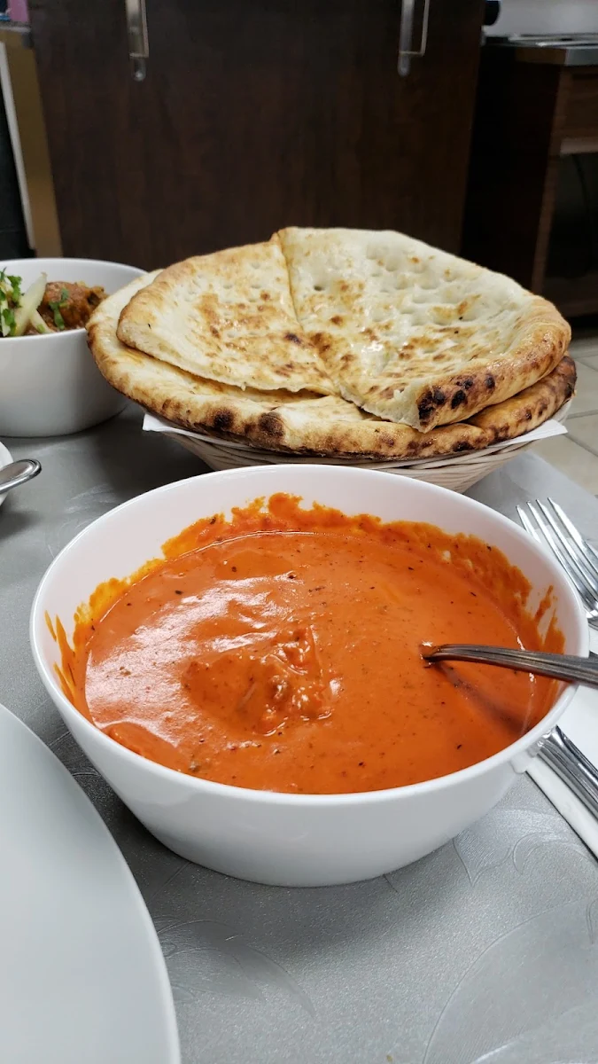 Butter Chicken and Naan