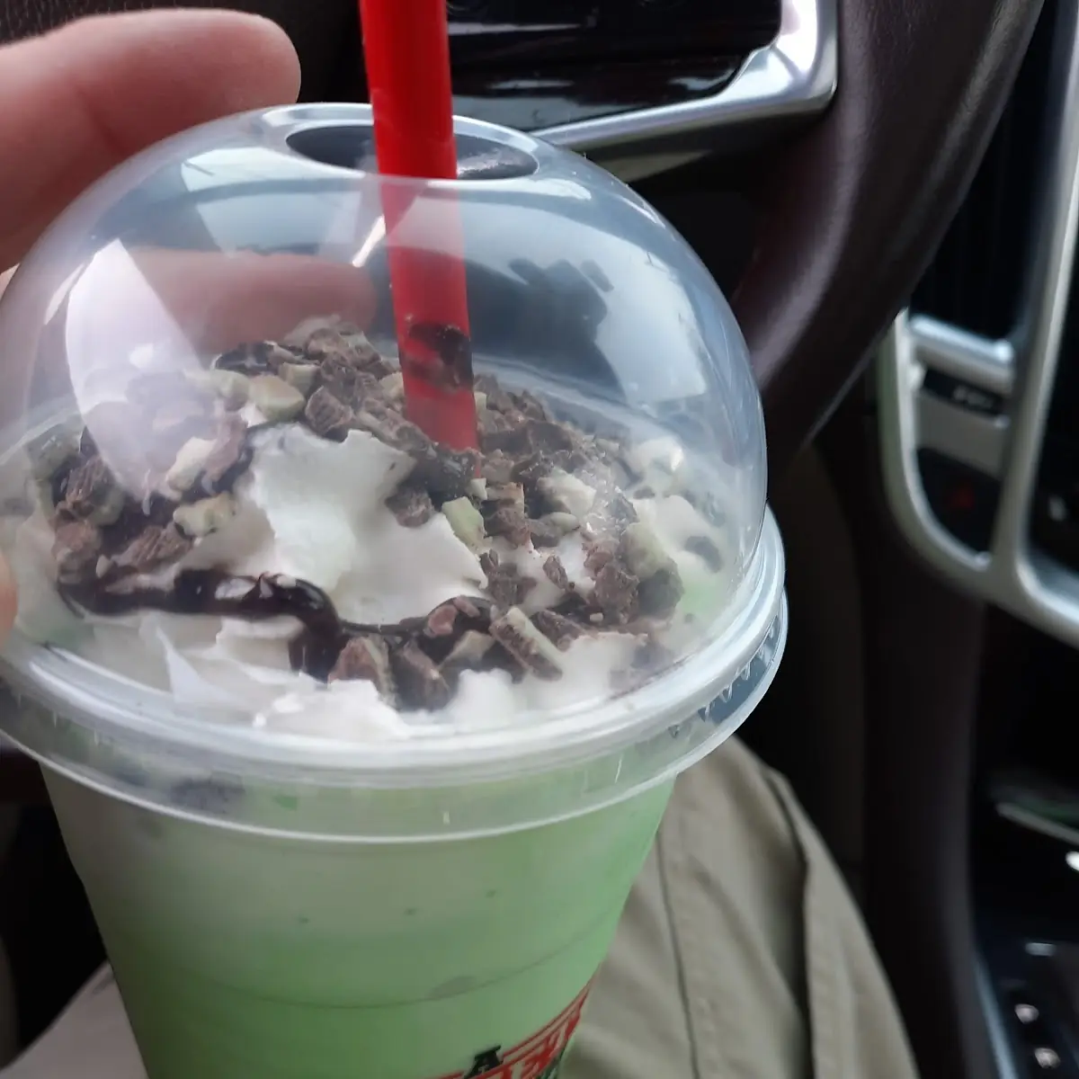 Mint Chocolate Milkshake