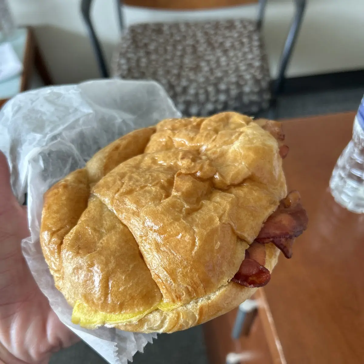 Bacon Egg & Cheese Croissant Sandwich