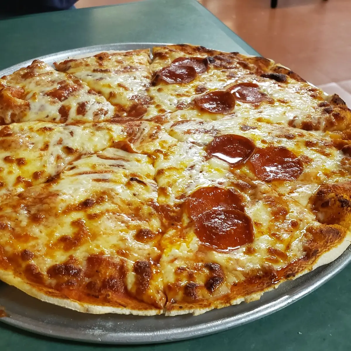 Extra Cheese & Half Pepperoni Pizza