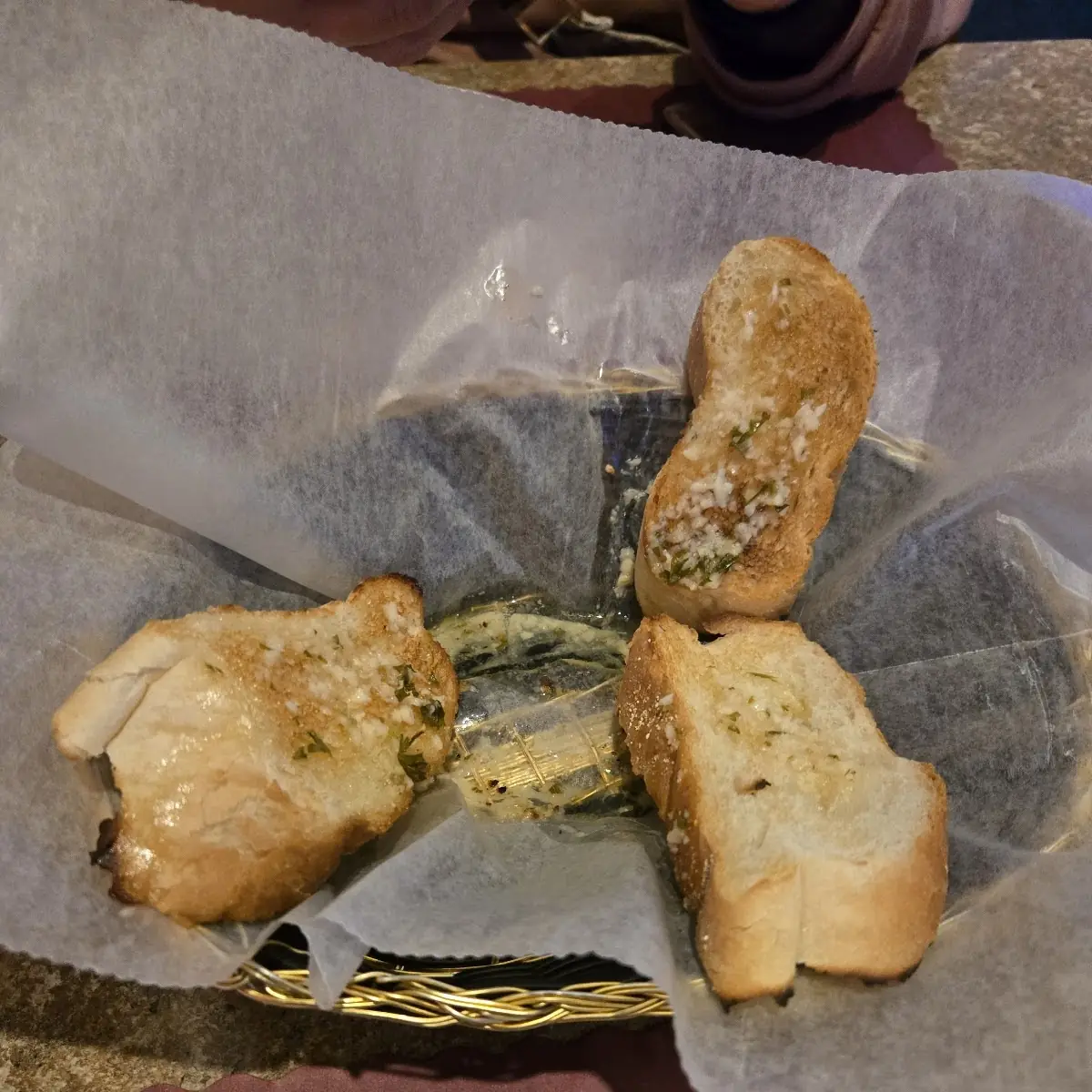 Bacci's Garlic Bread