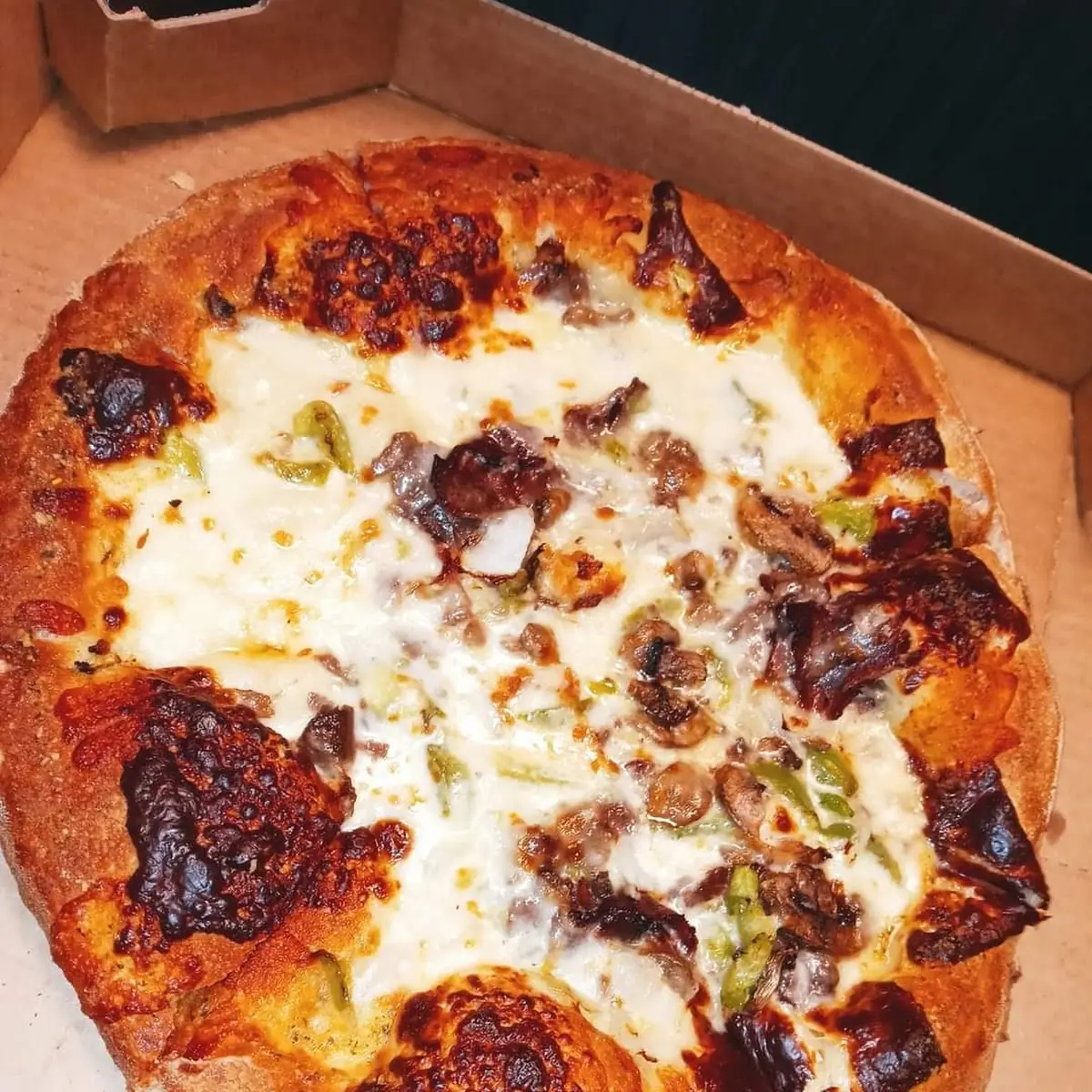 Philly Cheesesteak Pizza