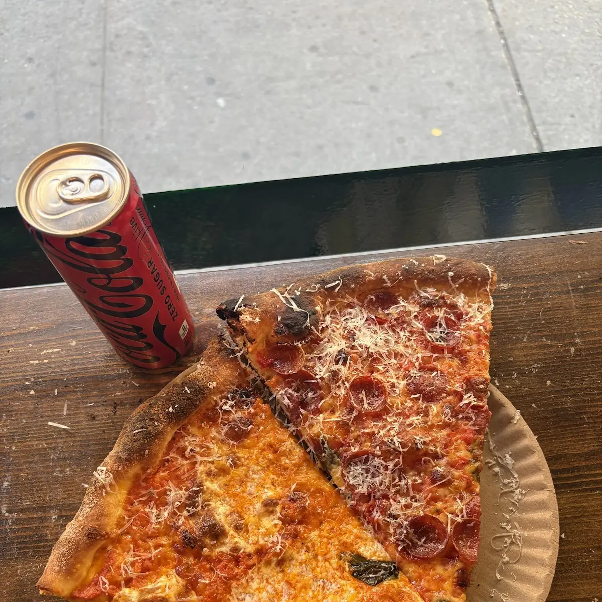 Cheese and Margherita Pizza Slices