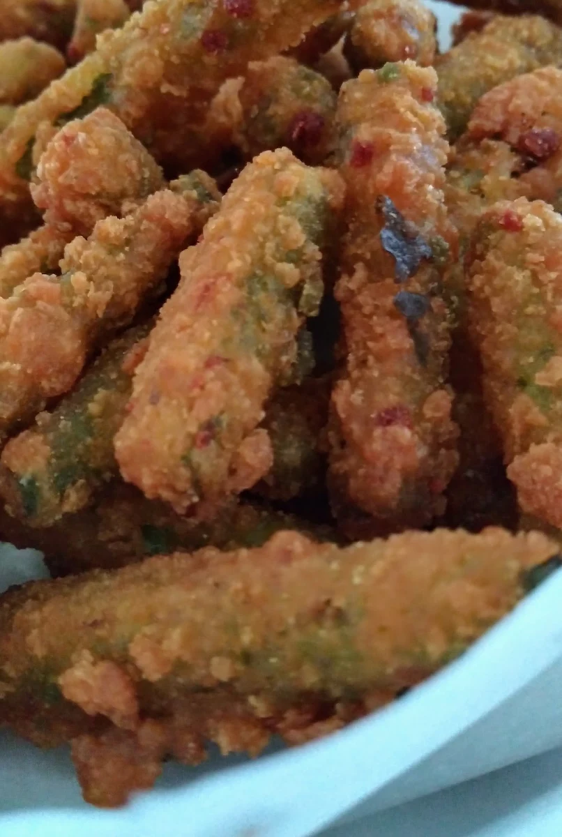 Spicy Deep Fried Green Beans