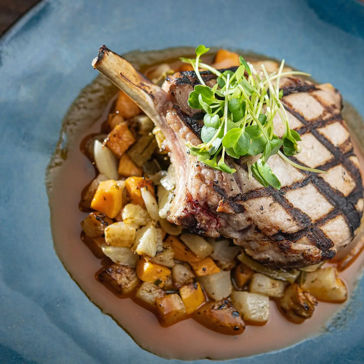 Duroc Tomahawk Pork Chop