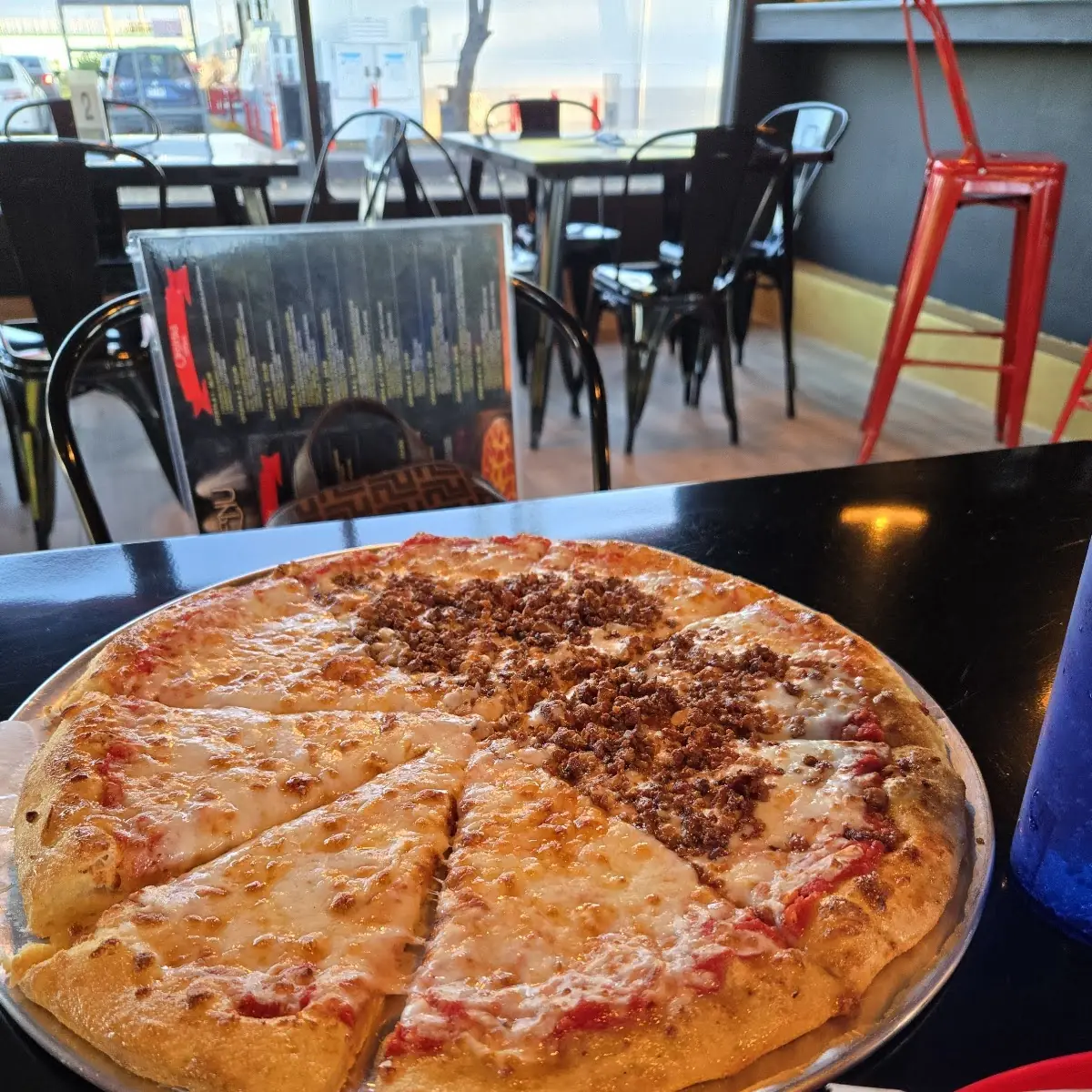 Mitad Queso Y Bacon