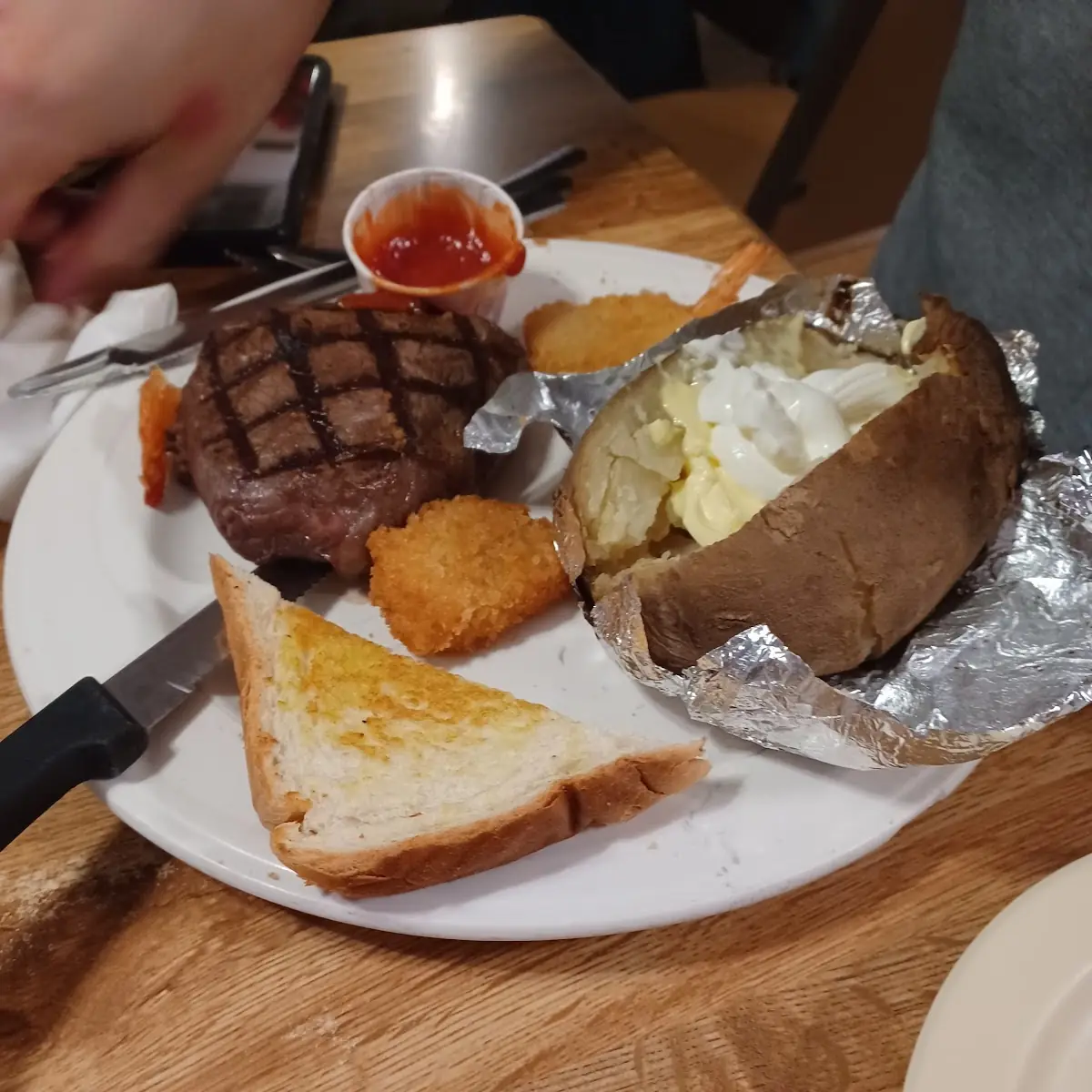 Steak and Shrimp