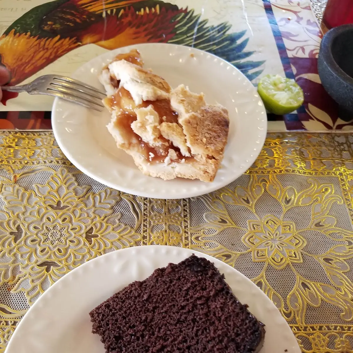 Apple Pie and Chocolate Cake
