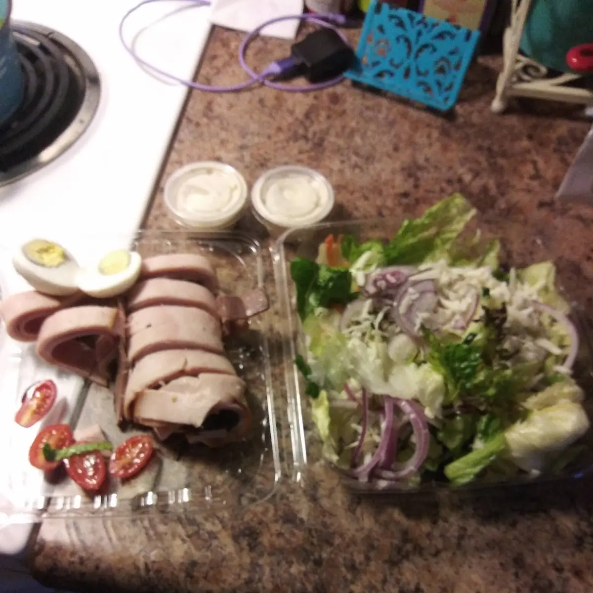 Large Chef Salad with Cheese