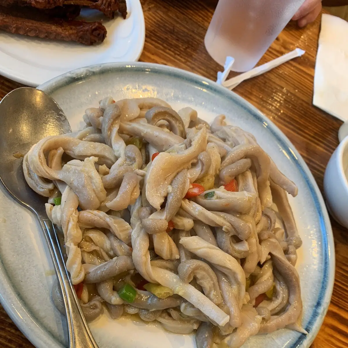 Boneless Duck Feet with Wasabi Sauce