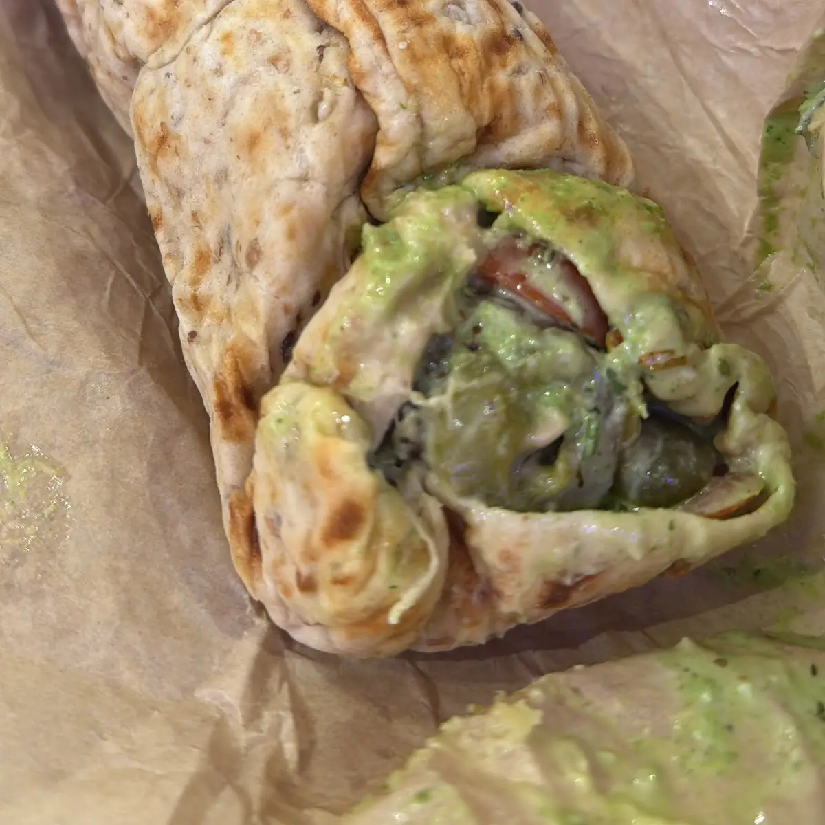 Crispy Falafel Wrap