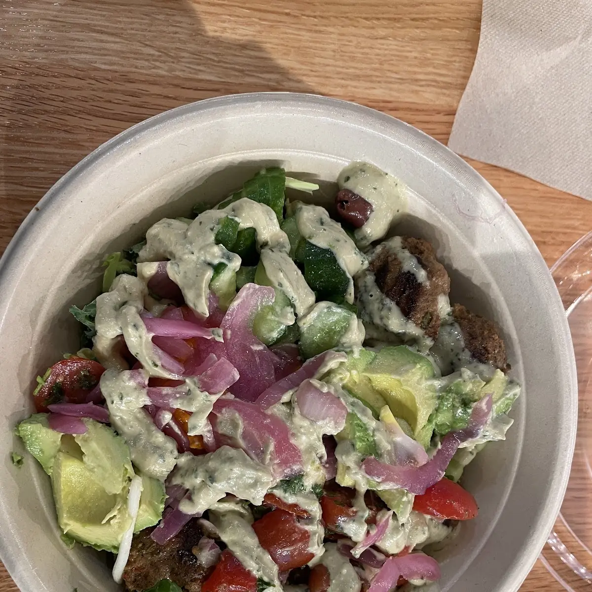 Spicy Lamb and Avocado Bowl