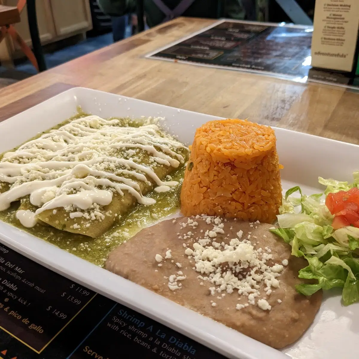 Enchiladas Verdes