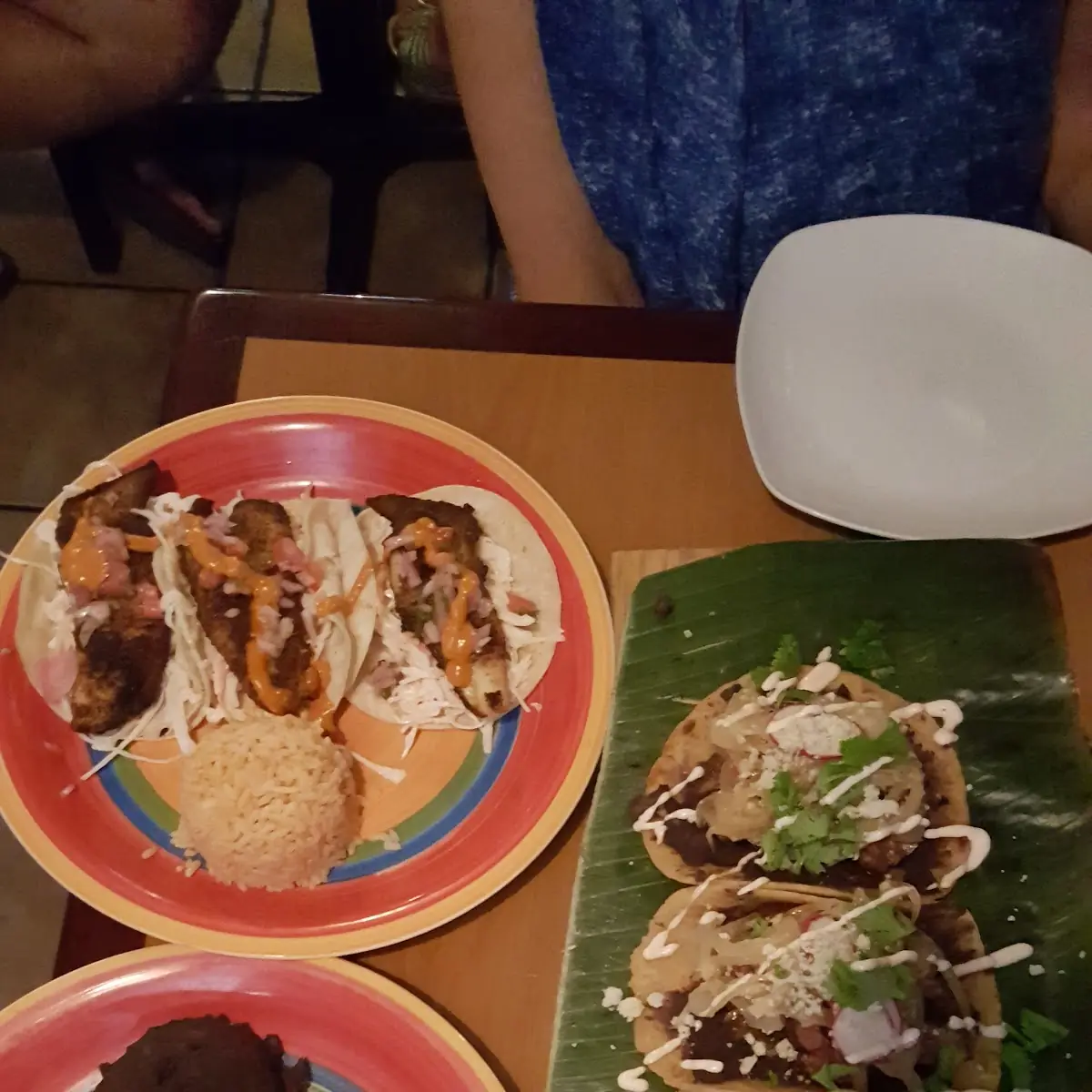Fish Steak and Chicken Tacos