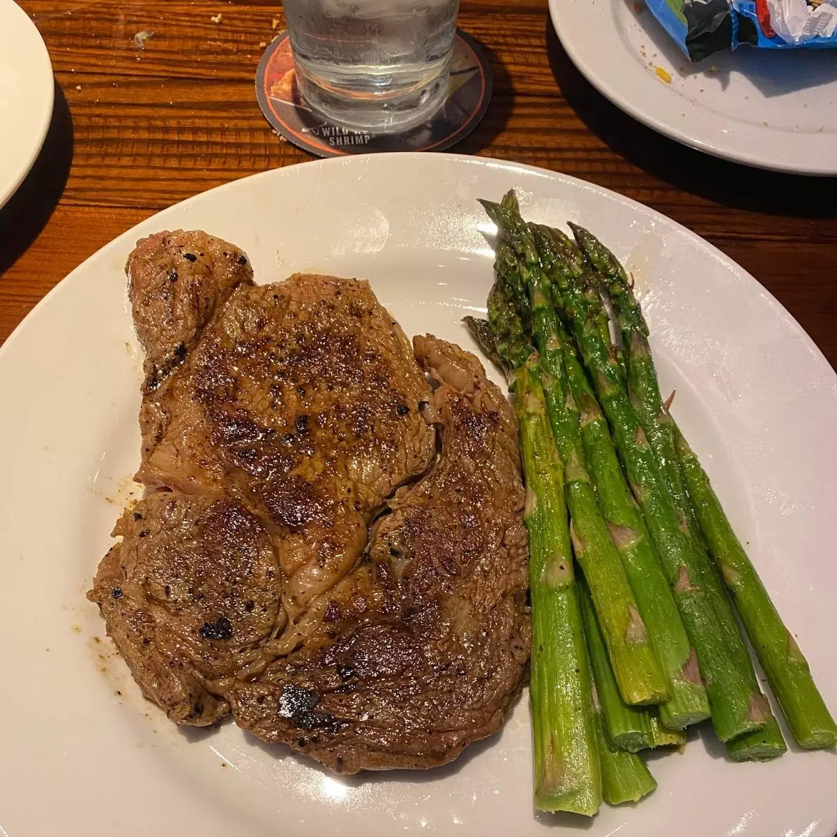 Ribeye Steak with Asparagus