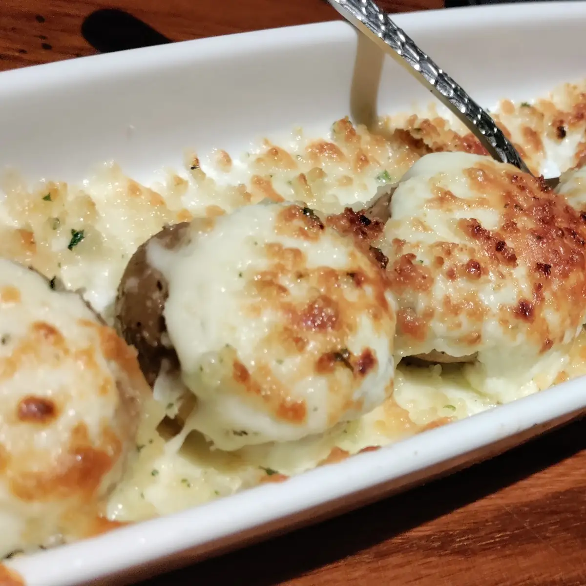 White Cheddar Stuffed Mushrooms