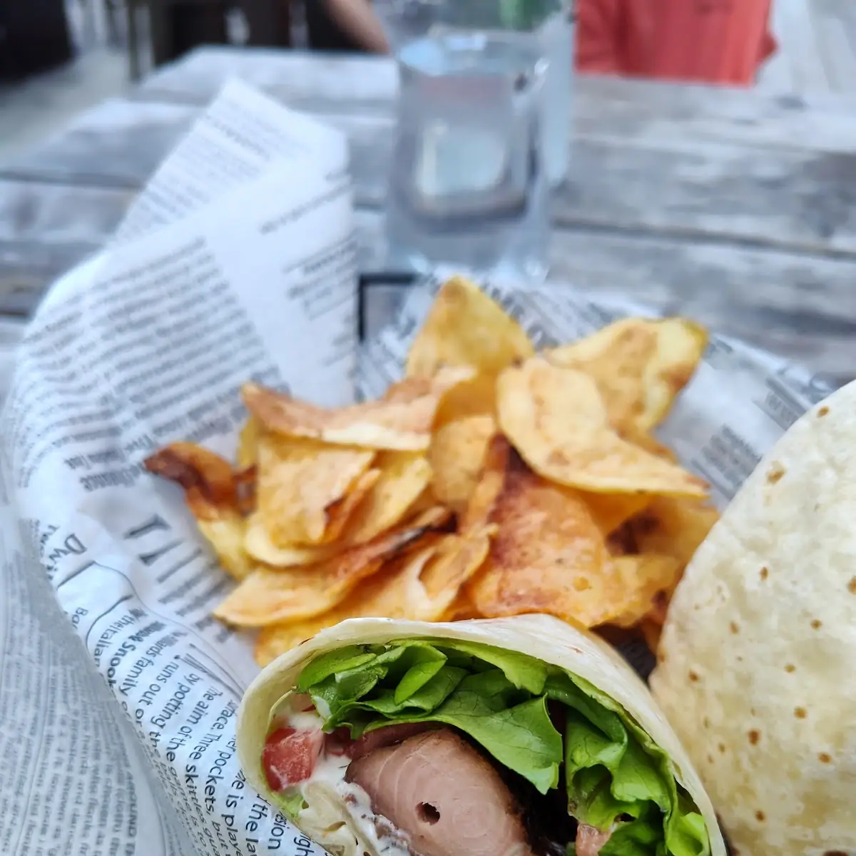 Smoked Cajun Salmon Wrap