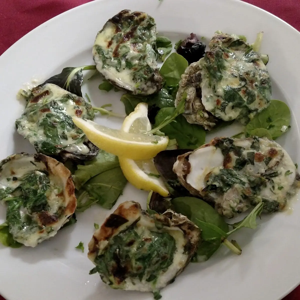 Baked Oysters Rockefeller