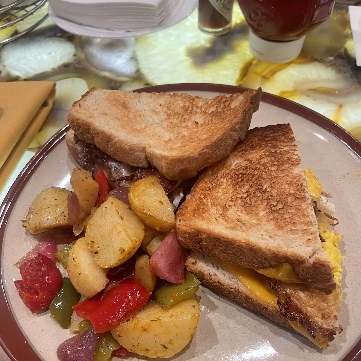 Breakfast Sandwich Country Potatoes